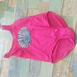 Pink seashell swimming suit